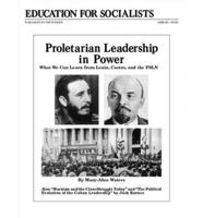 Proletarian Leadership in Power