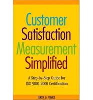 Customer Satisfaction Measurement Simplified