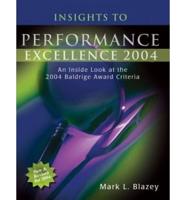 Insights to Performance Excellence 2004