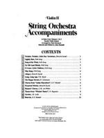 Violin II String Orchestra Accompaniments to Solos from Volumes 1 & 2