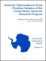 Antarctic Siphonophores From Plankton Samples of the United States Antarctic Research Program