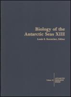 Biology of the Antarctic Seas XIII