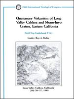 Quaternary Volcanism of Long Valley Caldera and Mono-Inyo Craters, Eastern California
