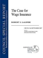 The Case for Wage Insurance