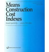 2008 Means Construction Cost Index