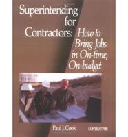 Superintending for Contractors