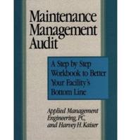 Maintenance Management Audit