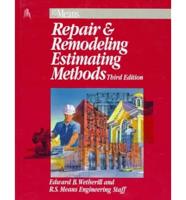 Means Repair & Remodeling Estimating Methods