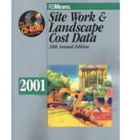 Site Work & Landscape Cost Data 2001
