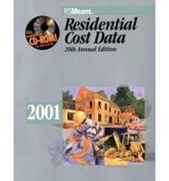 Residential Cost Data, 2001