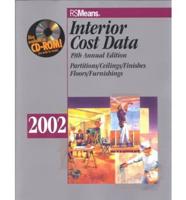 Interior Cost Data 2002