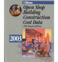 Open Shop Building Construction Cost Data 2003