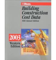 Building Construction Cost Data 2003
