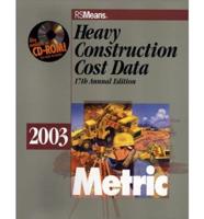 Heavy Construction Cost Data, 2003