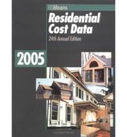 Residential Cost Data 2005