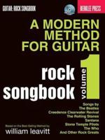 Berklee Press a Modern Method Guitar Rock Songbook Volume 1 Gtr Bk/CD
