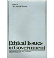 Ethical Issues in Government