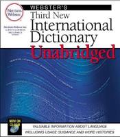Webster's Third New International Dictionary Unabridged on CD-ROM