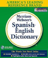 Spanish English Dictionary on CD-ROM