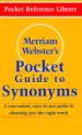 Merriam-Webster's Pocket Guide to Synonyms