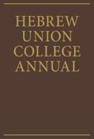Hebrew Union College Annual Volume 73