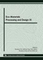Eco-Materials Processing and Design XI
