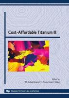 Cost-Affordable Titanium III