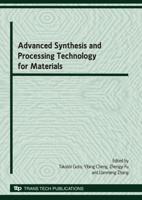 Advanced Synthesis and Processing Technology for Materials