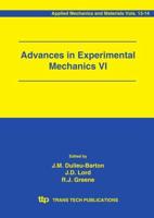 Advances in Experimental Mechanics VI