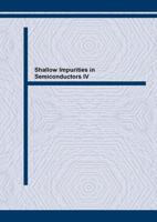 Shallow Impurities in Semiconductors IV