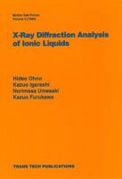 X-Ray Diffraction Analysis of Ionic Liquids