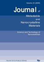 Science and Technology of Nanomaterials
