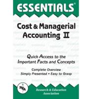 The Essentials of Cost & Managerial Accounting