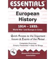 The Essentials of European History