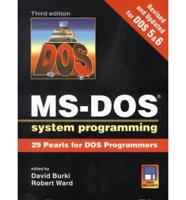 MS-DOS System Programming