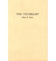 Thai Vocabulary