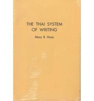 The Thai System of Writing
