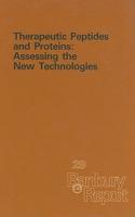 Therapeutic Peptides and Proteins