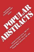 Popular Abstracts: Journal of Popular Culture 1967-1977