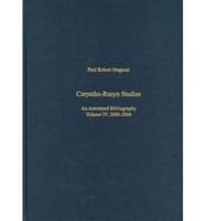 Carpatho-Rusyn Studies - An Annotated Biliography, Bibliography, 2005-2009