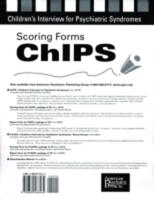 Scoring Forms for ChIPS