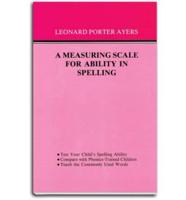 Measuring Ability Scale for Ability in Spelling