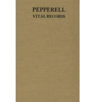 Vital Records of Pepperell, Massachusetts, to the Year 1850