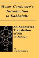 Moses Cordovero's Introduction to Kabbalah
