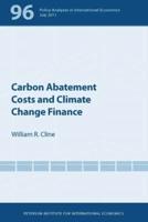 Carbon Abatement Costs and Climate Change Finance