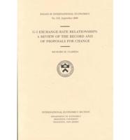 G-3 Exchange-Rate Relationships