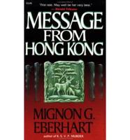 Message from Hong Kong