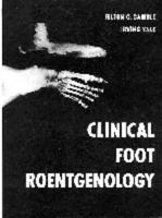 Clinical Foot Roentgenology