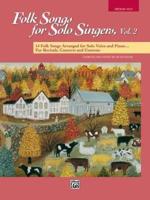 Folk Songs for Solo Singers 2. Book (MH)