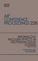 Anomalous Nuclear Effects in Deuterium/solid Systems